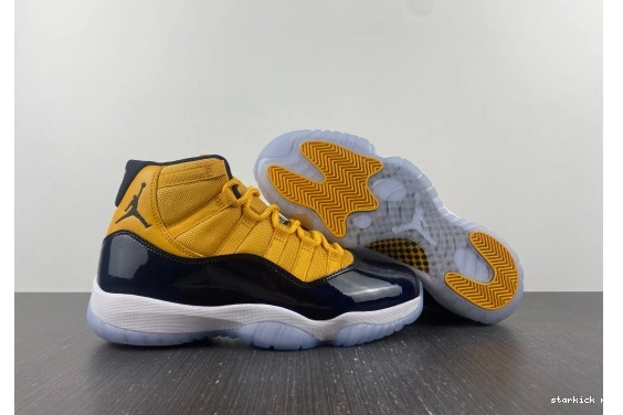 and Jordan 11 yellow AJ11 Air black 0711